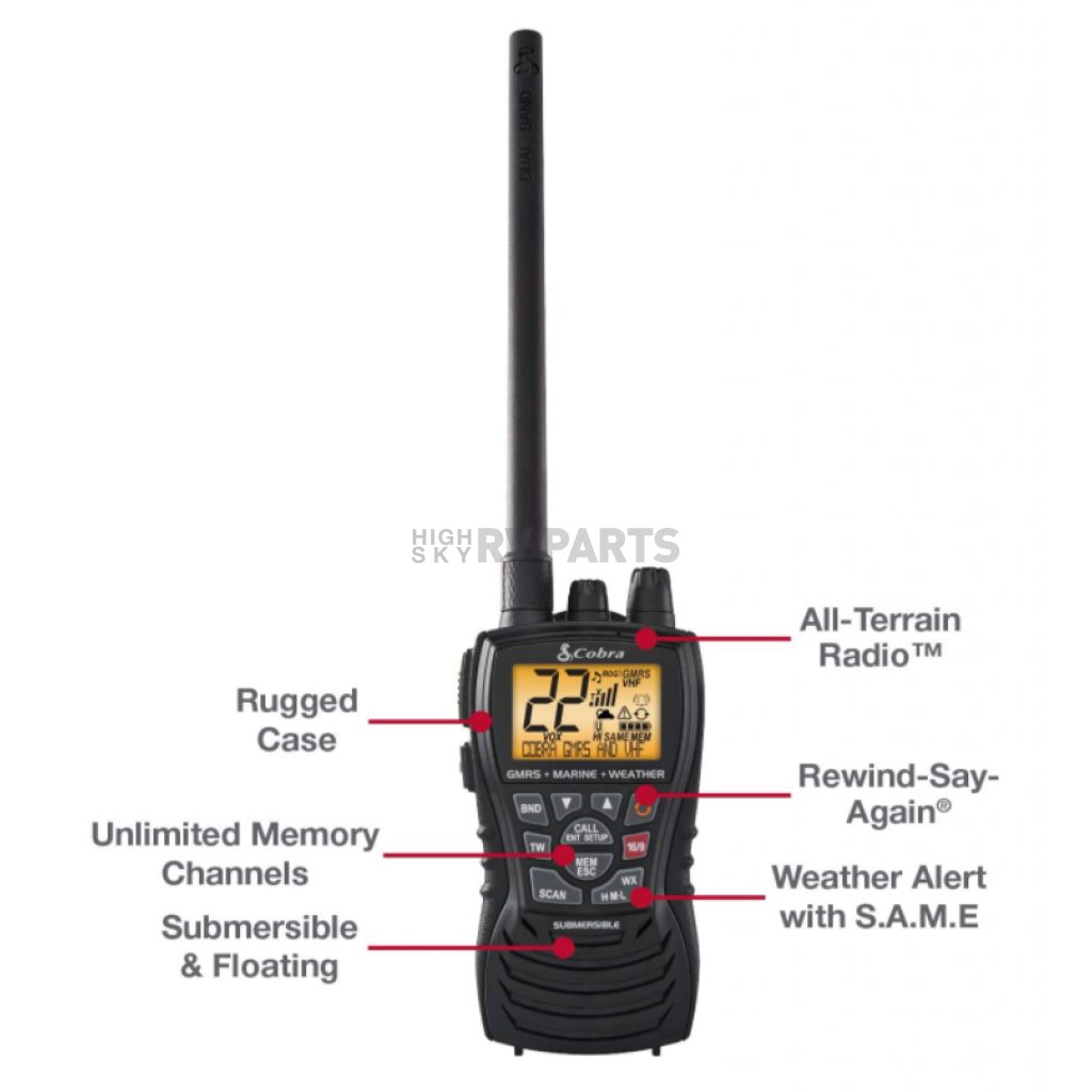 Cobra Electronics VHF Radio MRHH450D